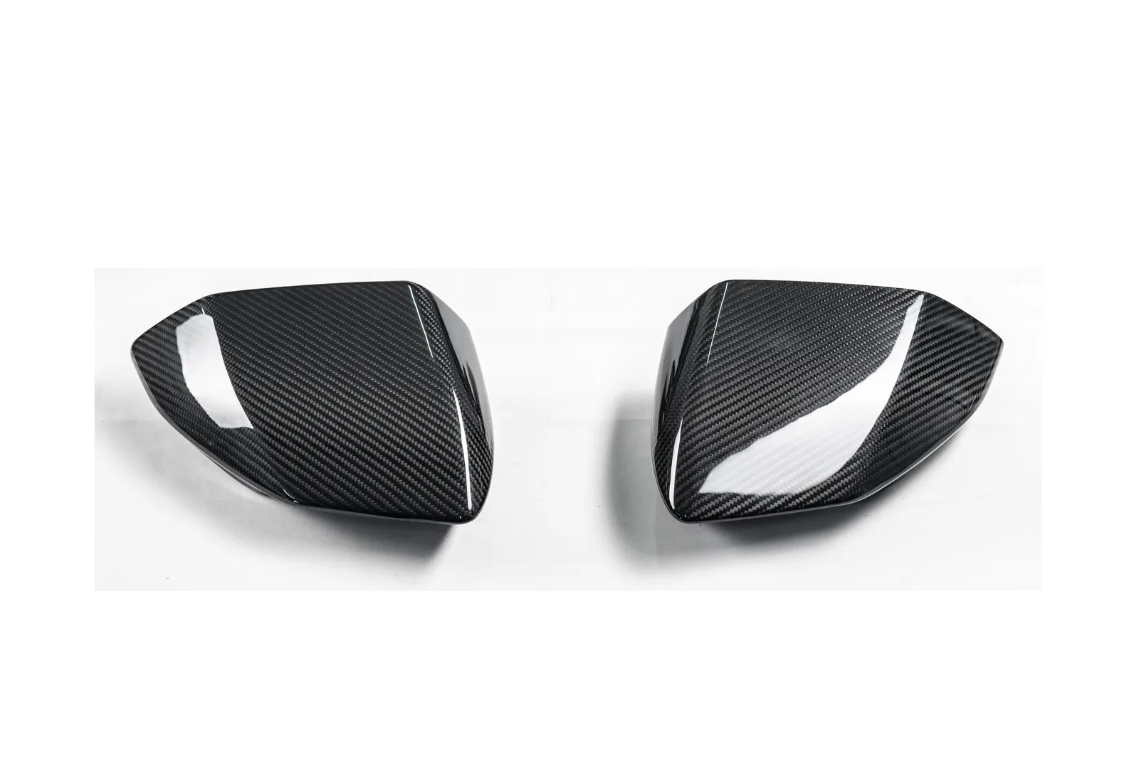 Carbon Fiber Mirror Caps for Lamborghini Revuelto